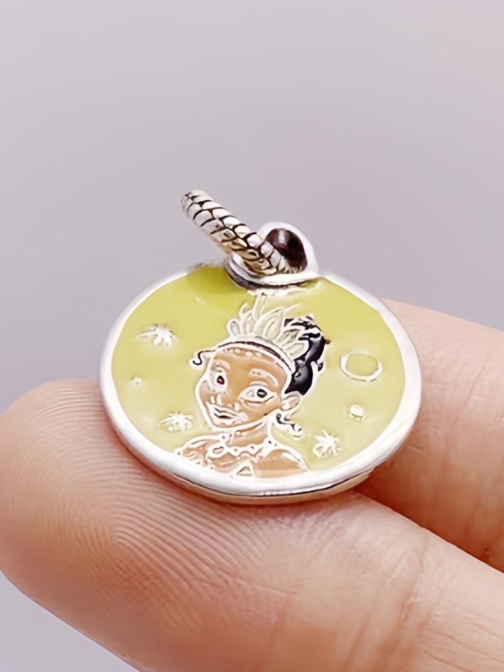 Pandora Run Disney 10K Pendant Dangle Charm